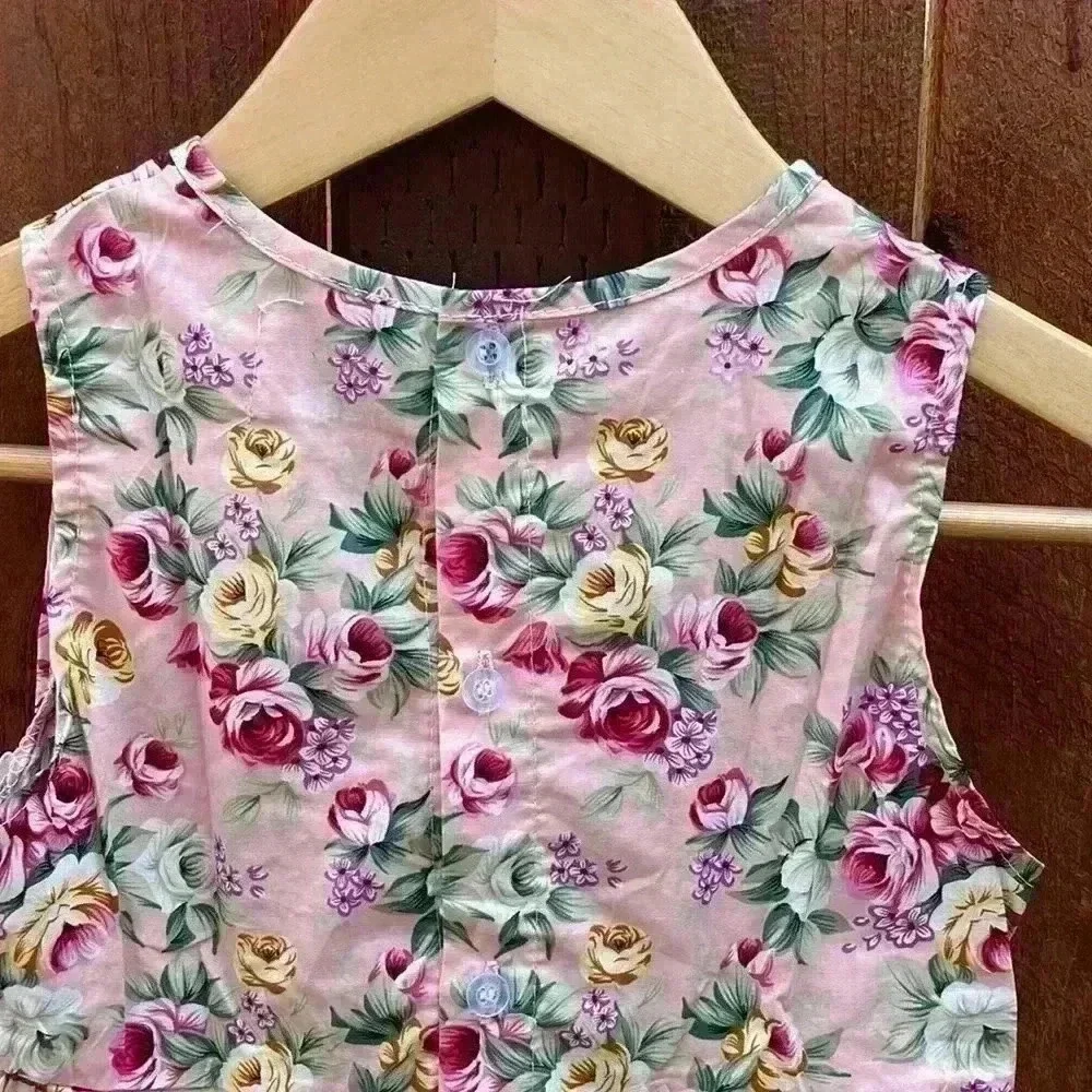 NWOT Pink Floral Girls Dress